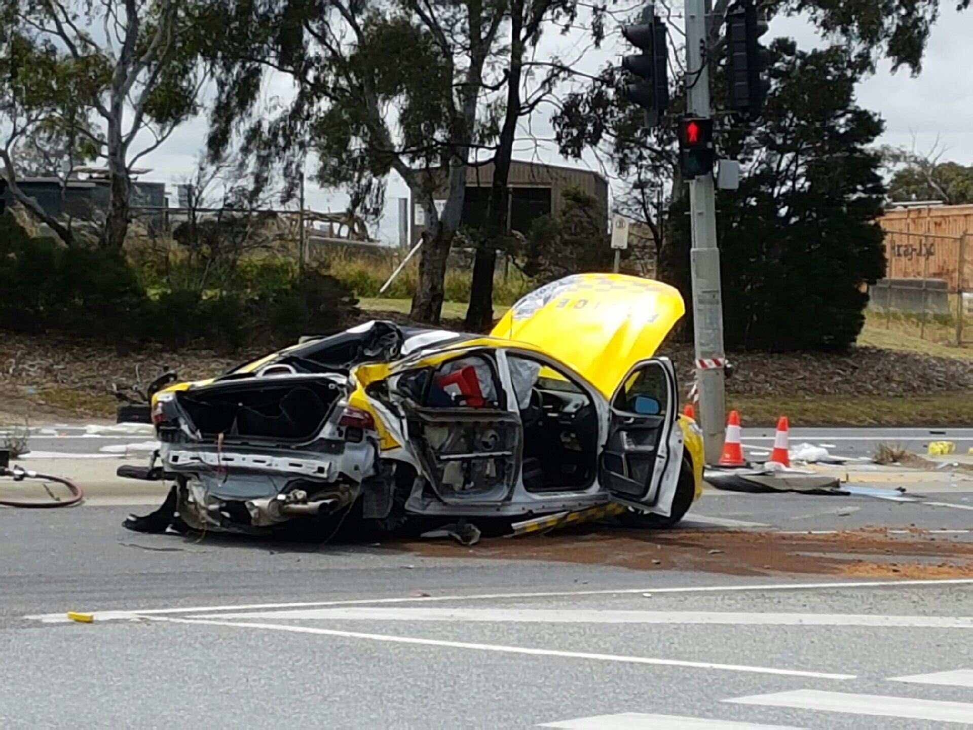 Two police officers, civilian injured after collision at Dandenong ...