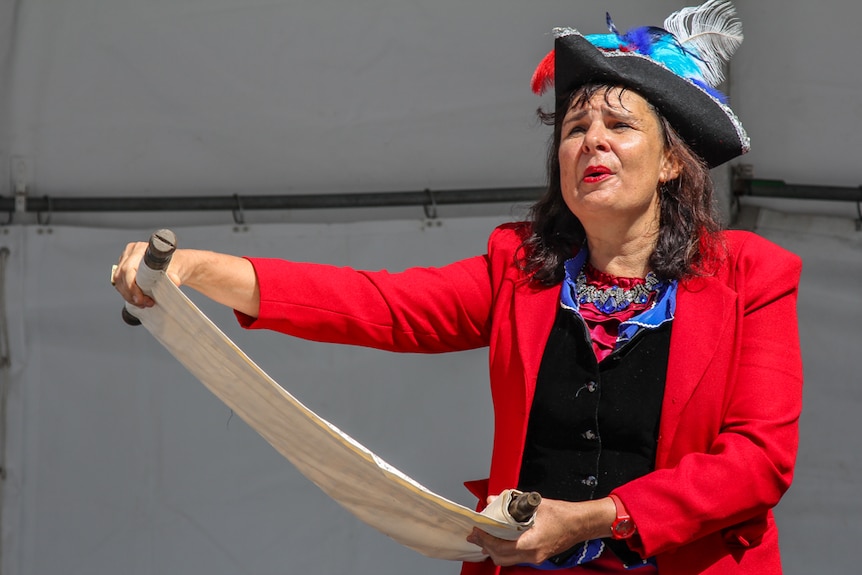 Mandy Partridge has the new position of Brisbane's town crier.