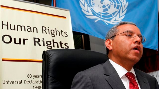 UN Special Rapporteur for human rights in Cambodia Professor Surya P. Subedi