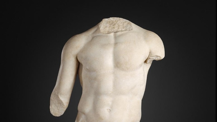 A marble torso