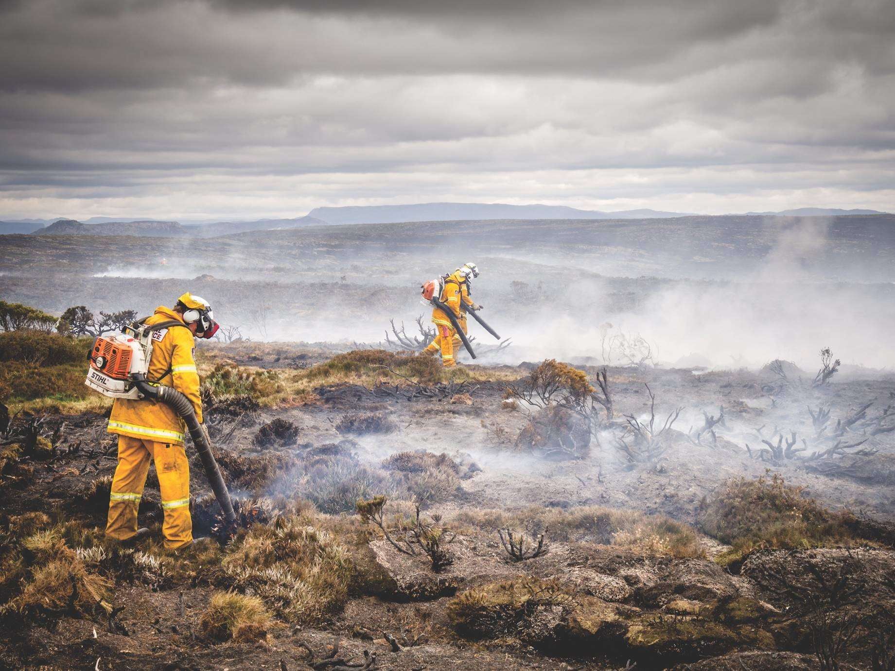 The challenges faced by those working to contain and extinguish