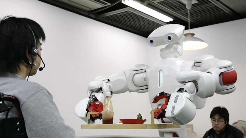 Housework helper: The 'Twendy-one' robot demonstrates its skills