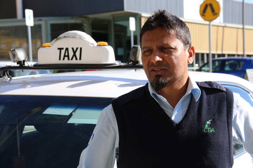 Taxi driver Zahid Islam