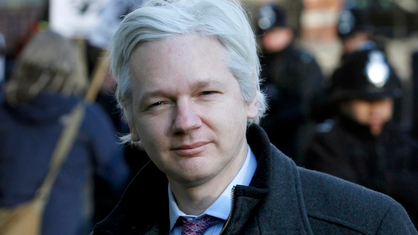 If Julian Assange did fluke election, could he take his seat? Probably not.