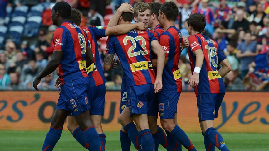 Newcastle Jets and Ryan Griffiths.