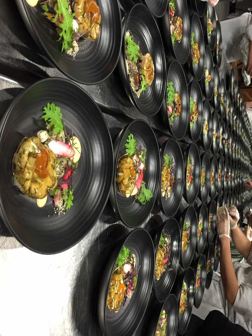 Cobia was served at The Royal Agricultural Show's Presidents Medal