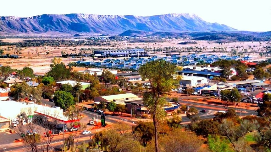 View over Alice Springs.