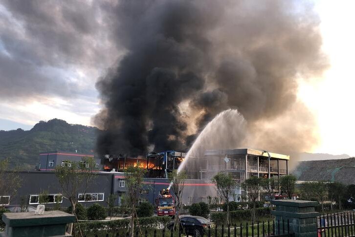 China chemical plant explosion