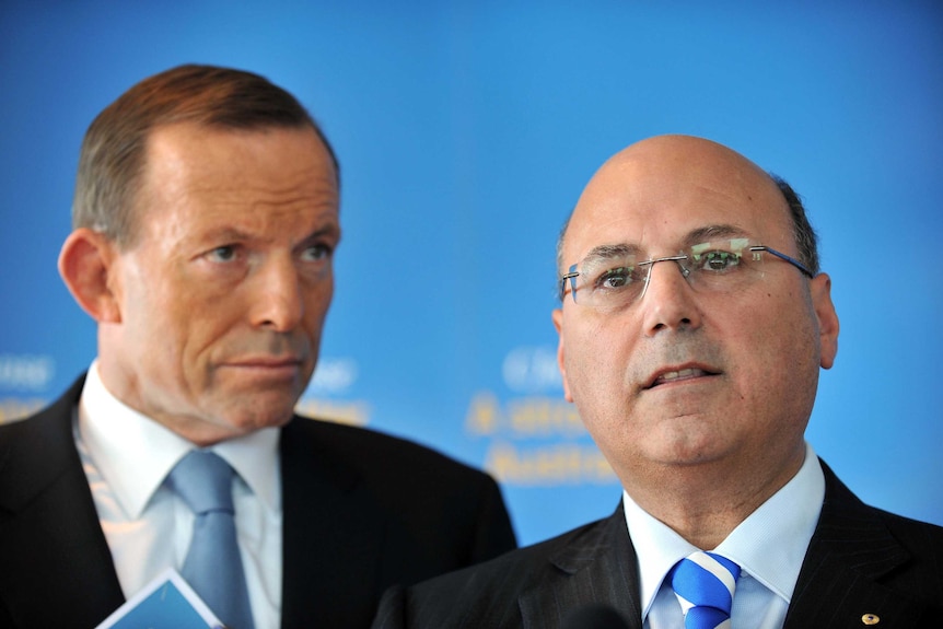 Arthur Sinodinos and Tony Abbott