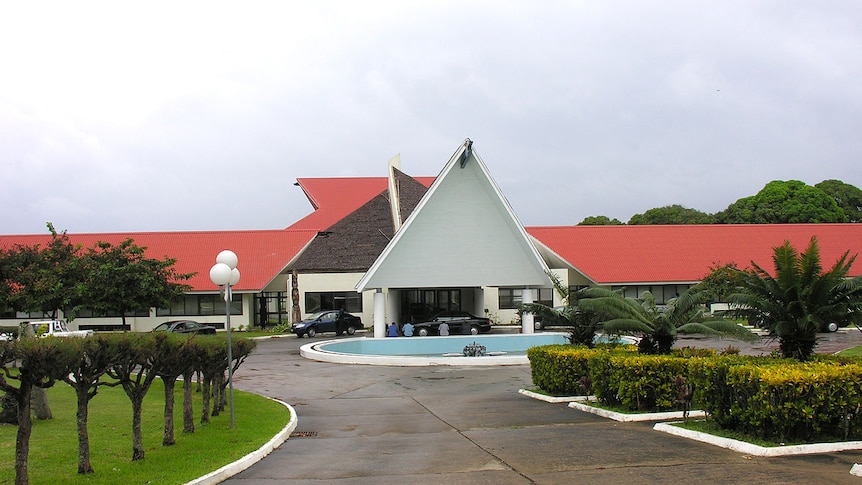 The Vanuatu Parliament building in Port Vila