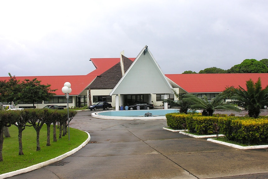 The Vanuatu Parliament building in Port Vila