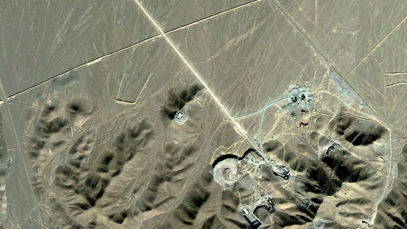 A suspected Iranian nuclear facility