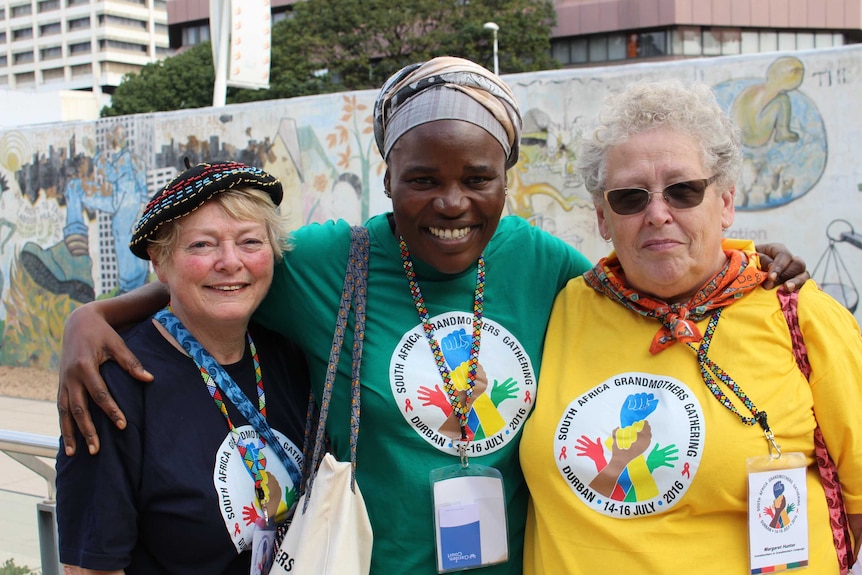 Australian grandmothers meet African grandmothers in Durban, 2016