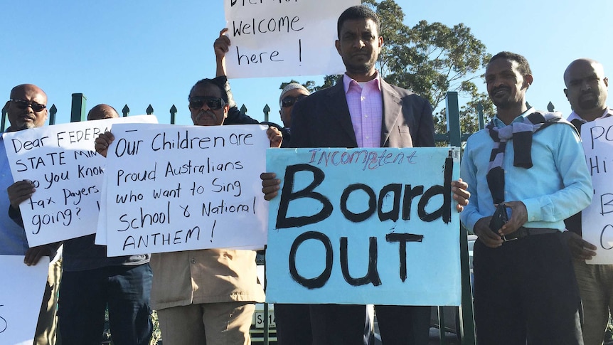 Protest at Islamic College of SA