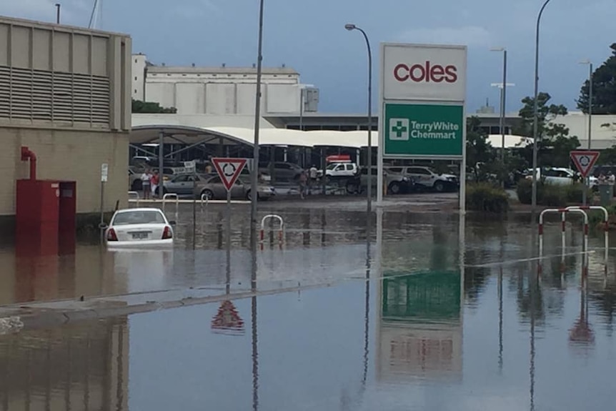 Flash flooding in Port Lincoln.