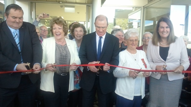 NSW Health Minister Jillian Skinner joins the rehab centre opening.
