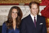Prince William and Kate pose after engagement