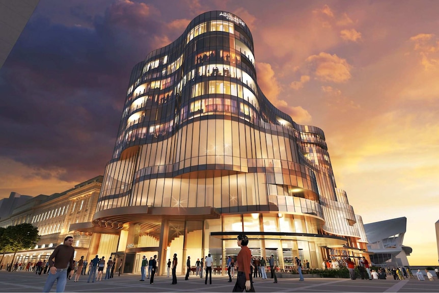 artist's impression of new casino externals