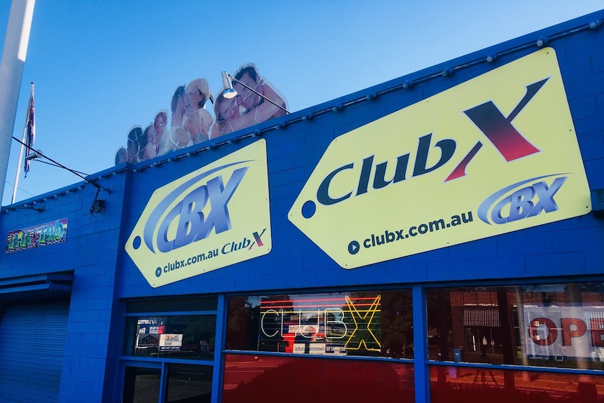 A sign outside a Bayswater, Victoria, store which was robbed.