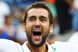 Cilic celebrates shock win over Federer