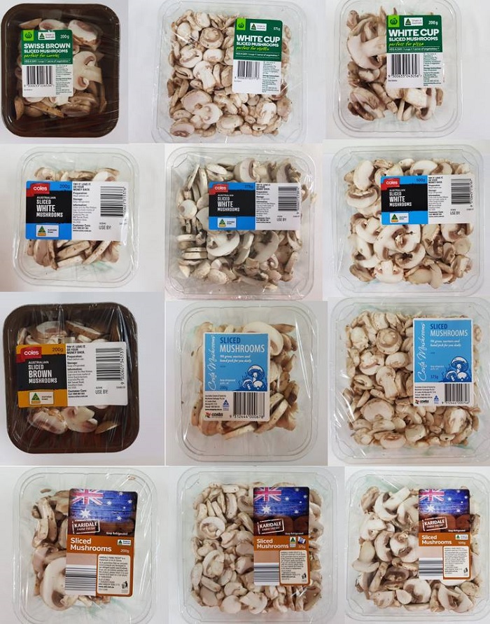 Affected mushroom products as part of national recall.