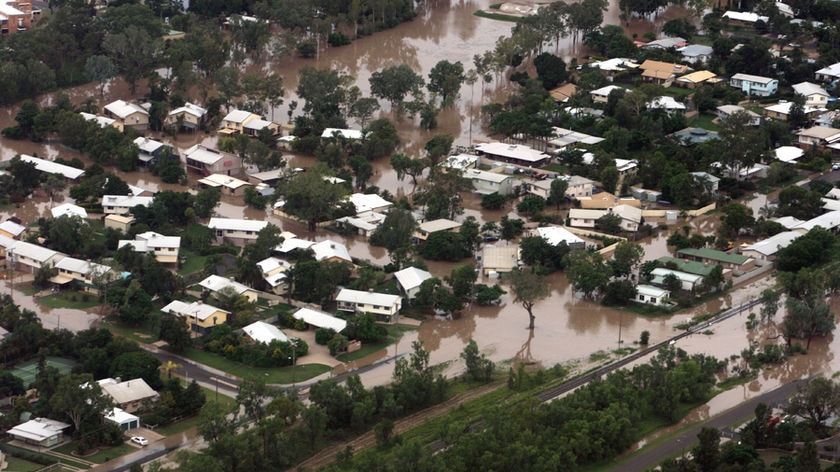 Floodwaters have receded somewhat in Emerald providing some residents with a timely reprieve.