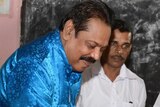 Mahinda Rajapaksa casts ballot for parliamentary spot
