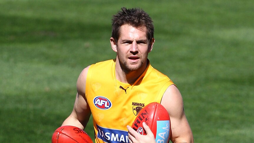 Ready to play ... Luke Hodge