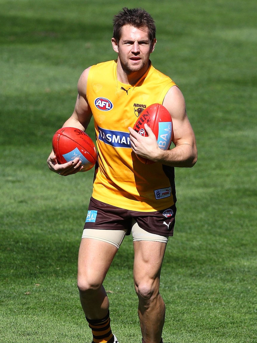 Ready to play ... Luke Hodge