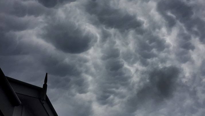 Storm clouds over Bundaberg