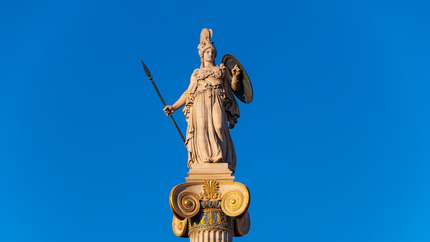 statue of Greek Goddess Athena