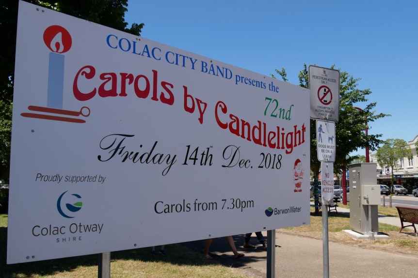 Colac's lacking Christmas decorations this year after a misunderstanding between the council and a power provider.