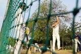 Junior cricketers train in Delhi