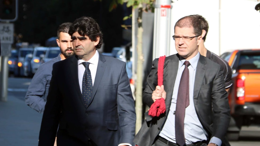 Tony Galati outside the Supreme Court in Perth.