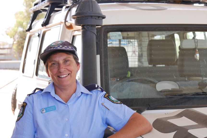 Senior Constable Vicki Shipley, Tibooburra's first female police officer.