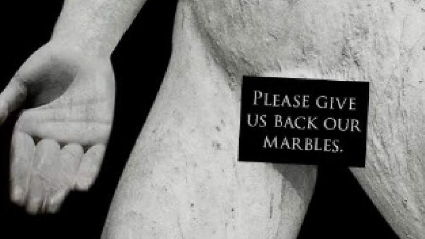Please give us back our marbles billboard