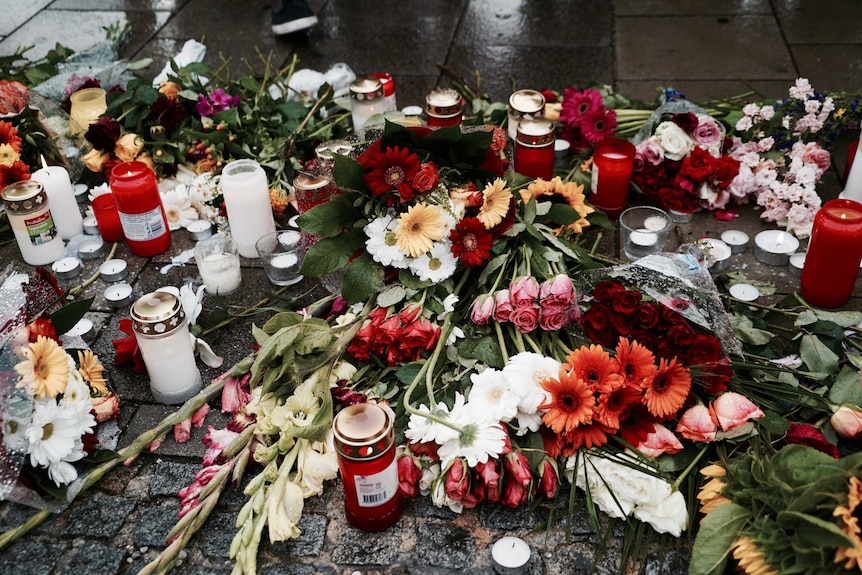 Floral tribute in Munich