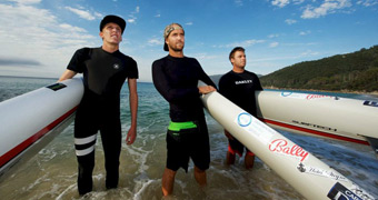 Paddle boarders