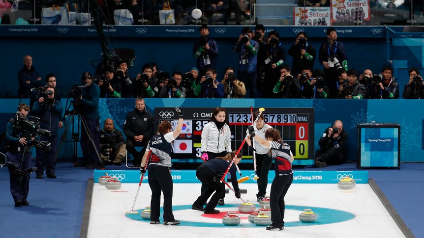 South Korea's Garlic Girls curling team