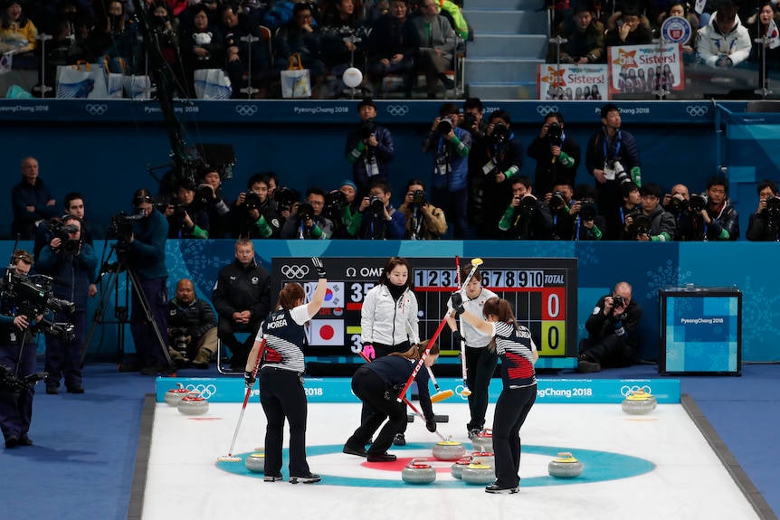 South Korea's Garlic Girls curling team