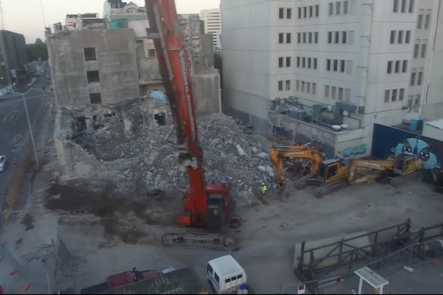 Drone footage reveals disaster-zone Christchurch five years after earthquake