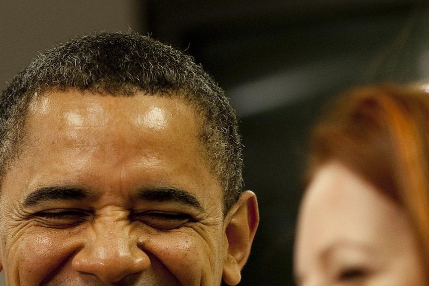 US president Barack Obama and Julia Gillard (Jim Watson: AFP)