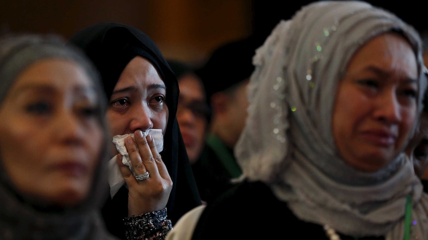 Crying Malaysian women