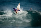 Carissa Moore surfs her way into history at the Roxy Pro in Biarritz, France.