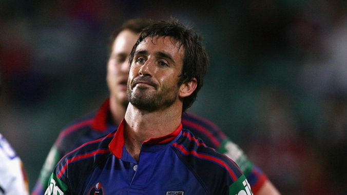 Andrew Johns of the Newcastle Knights