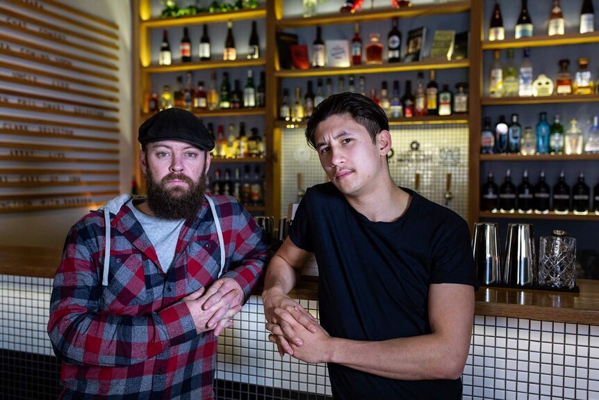 Aiden Beiers and Ryan Lane, bar owners in Fortitude Valley