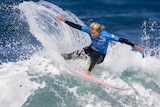 Stephanie Gilmore surfs at Bells Beach