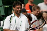 Australian tennis coach Roger Rasheed at Wimbledon.