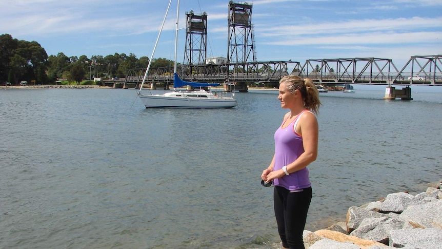 Billie-Jean Raahague looks out to sea.