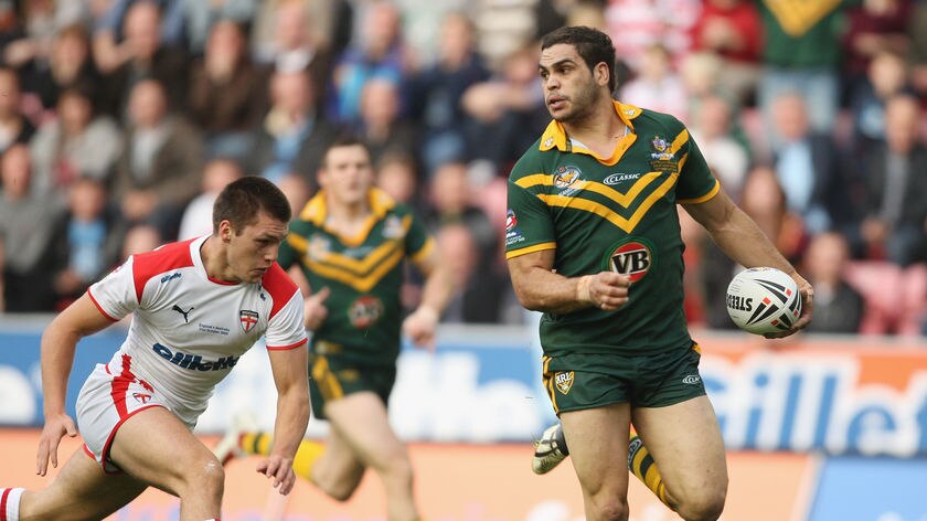 Sought after: Australian centre Greg Inglis may follow Karmichael Hunt and Israel Folau across to the AFL.
